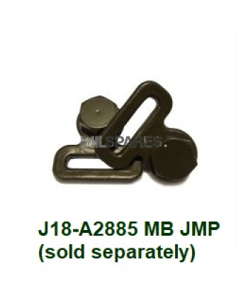 Cast door bracket with bolt
